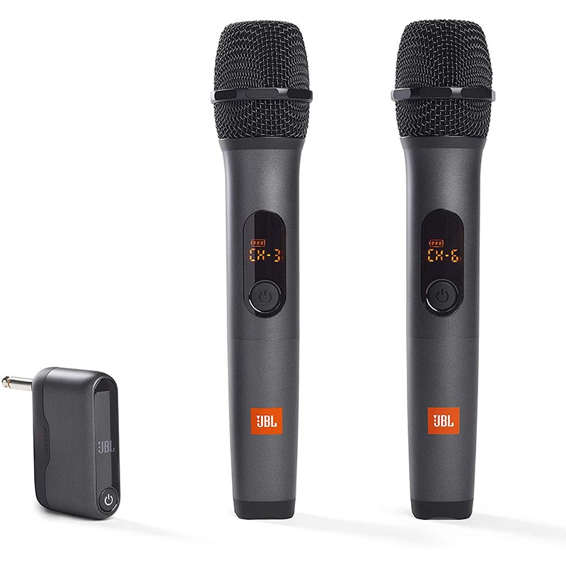 cordless microphone with speaker