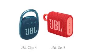 مقایسه اسپیکر بلوتوثی JBL Go 3 و JBL Clip 4