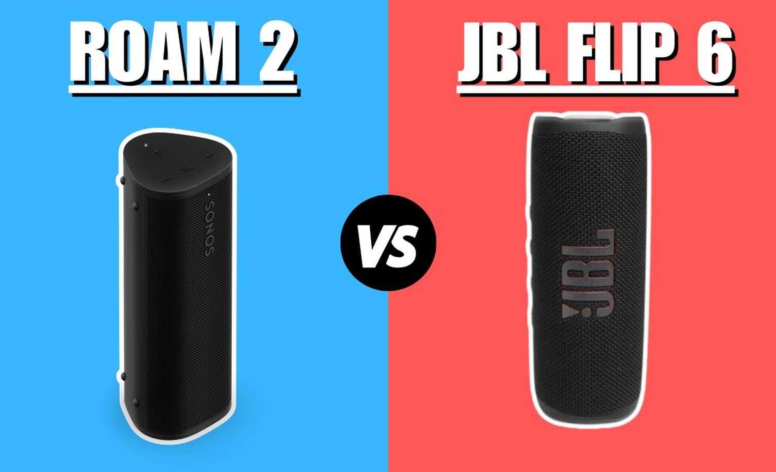 مقایسه اسپیکر Sonos Roam 2 با JBL Flip 6