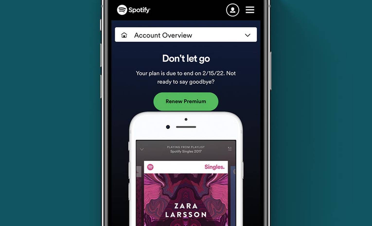 نحوه لغو اشتراک Spotify Premium