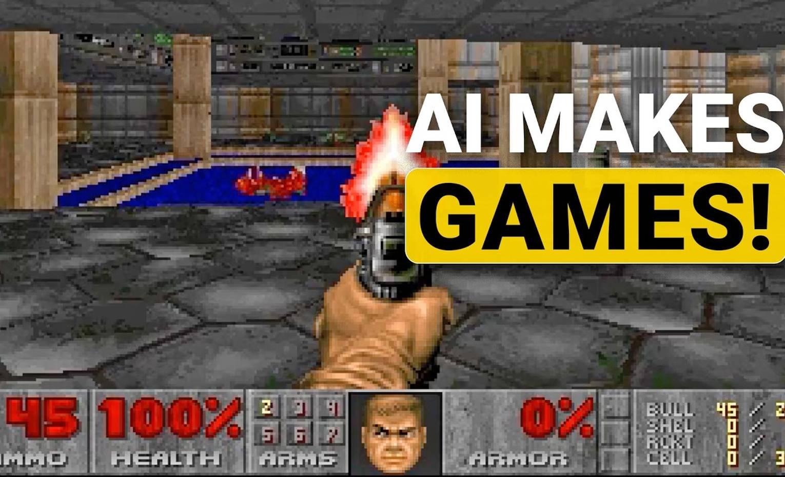 بازسازی بازی DOOM با هوش مصنوعی